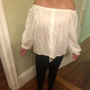 Farrow cotton bardoe top